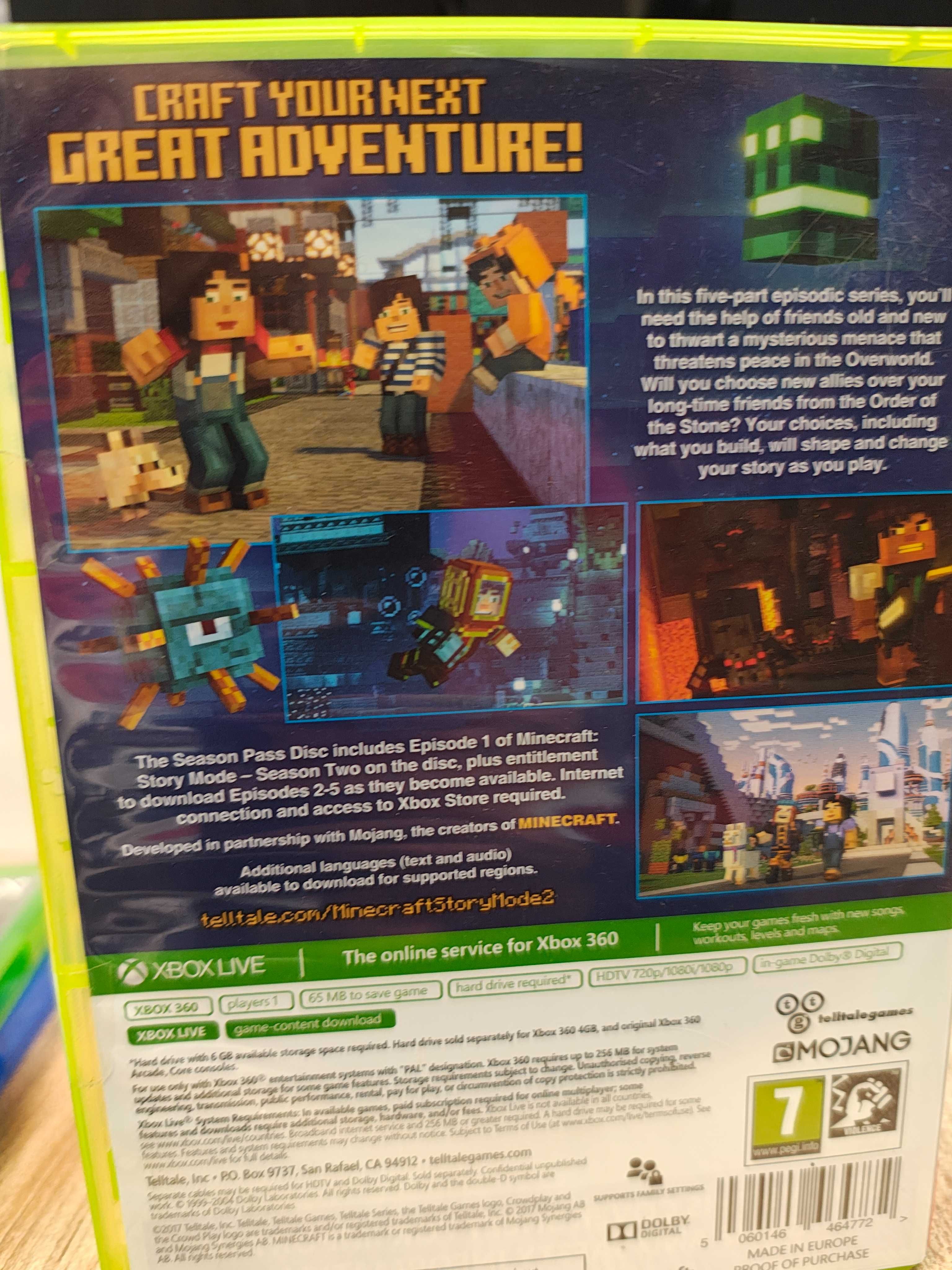 Minecraft Story Mode Season Two Microsoft Xbox 360 SklepRetroWWA