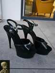 Buty pole dance exotic szklanki Pleaser Delight 39