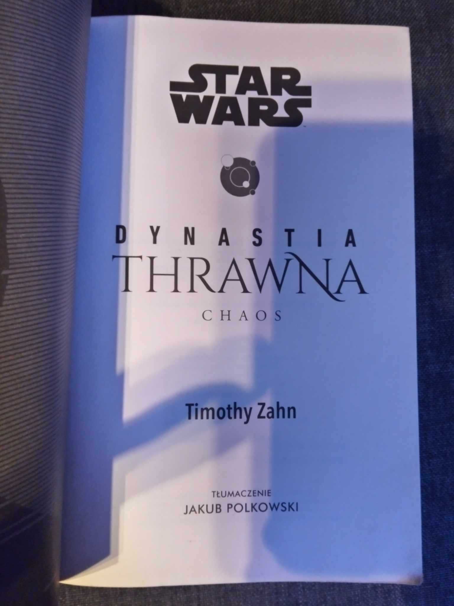STAR WARS Dynastia Thrawna Chaos Timothy Zahn