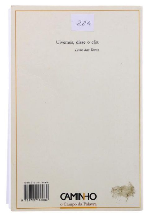ENSAIO SOBRE A LUCIDEZ de José Saramago. 1ª edição
