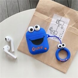 Etui Na Słuchawki AIRPODS - The Muppets - Niebieski