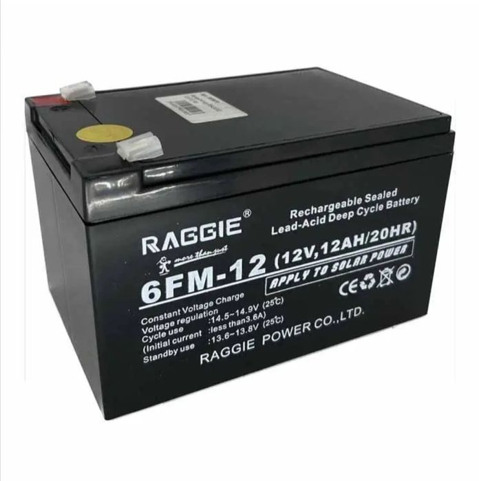 Акумуляторна батарея 12В 12Ач 6FM-12 12V 12AH аккумулятор 150*100*96mm