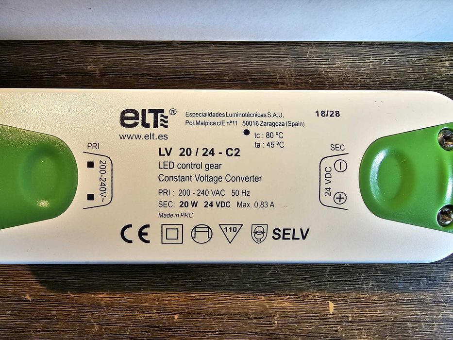Transformador para fita LED 20W