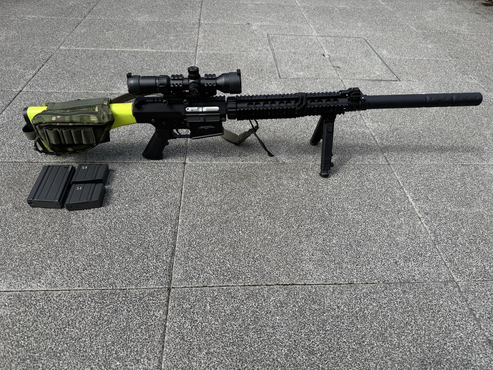 Upgraded SR25 (GR25 - G&G) - Airsoft