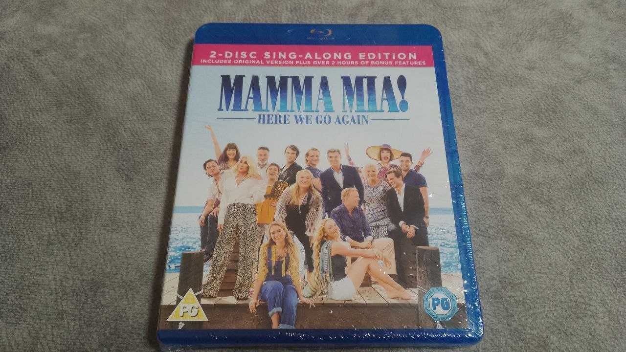 Mamma Mia! Here We Go Again. новый фирменный blu-ray