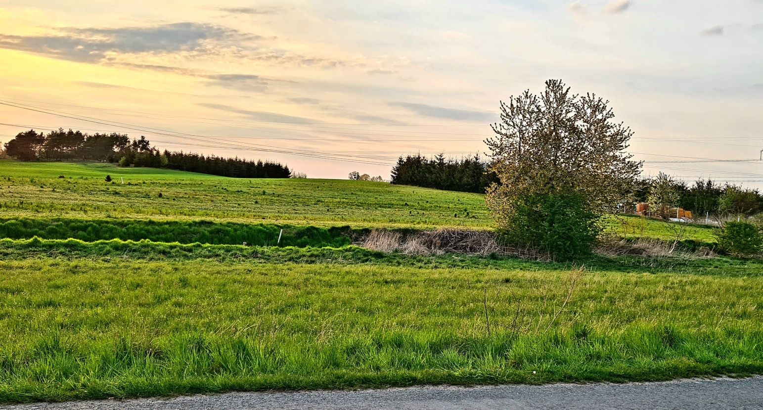 Parsów duża działka z wydanymi warunkami zabudowy.