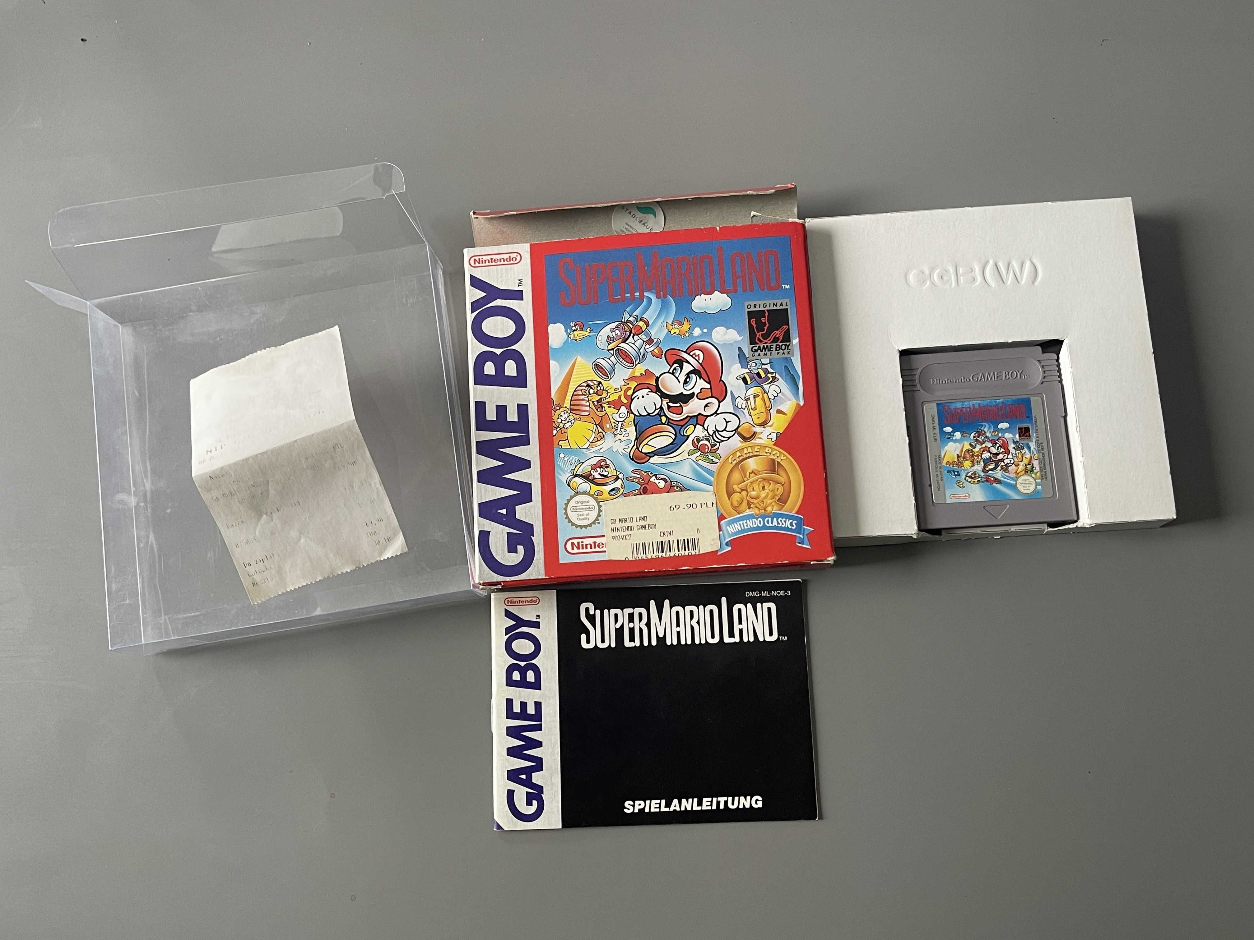 Super Mario Land Nintendo Gameboy Box Pudełko Komplet