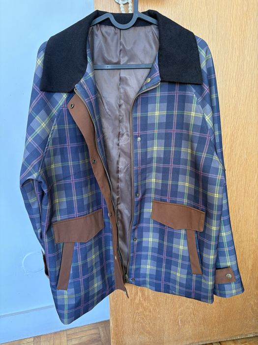 Jaqueta feminina estilo barbour