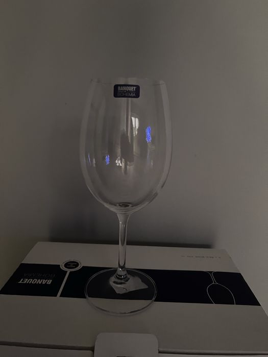 NOWE Kieliszki Biohemia czerwone wino