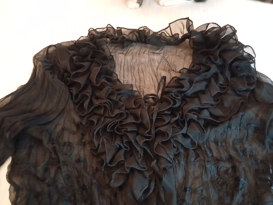 Casaquinho toilette em chifom