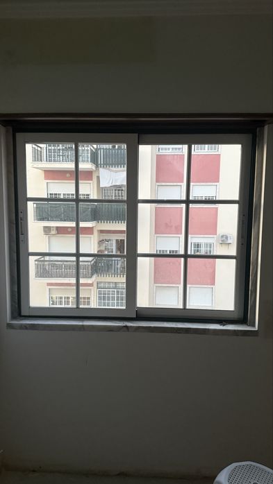 Janelas em alumonio, vidro duplo