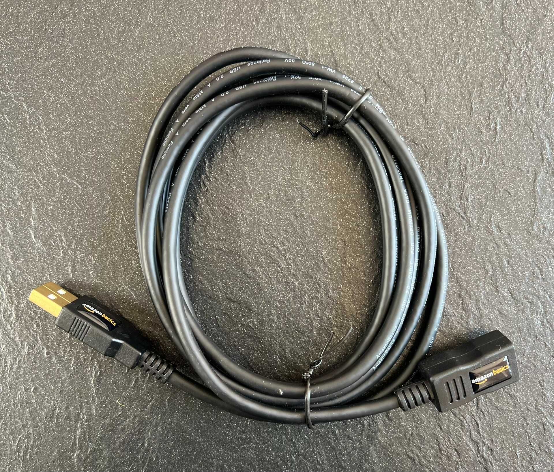 Amazon Basics Przewód przedłużający USB-A 2.0 2m