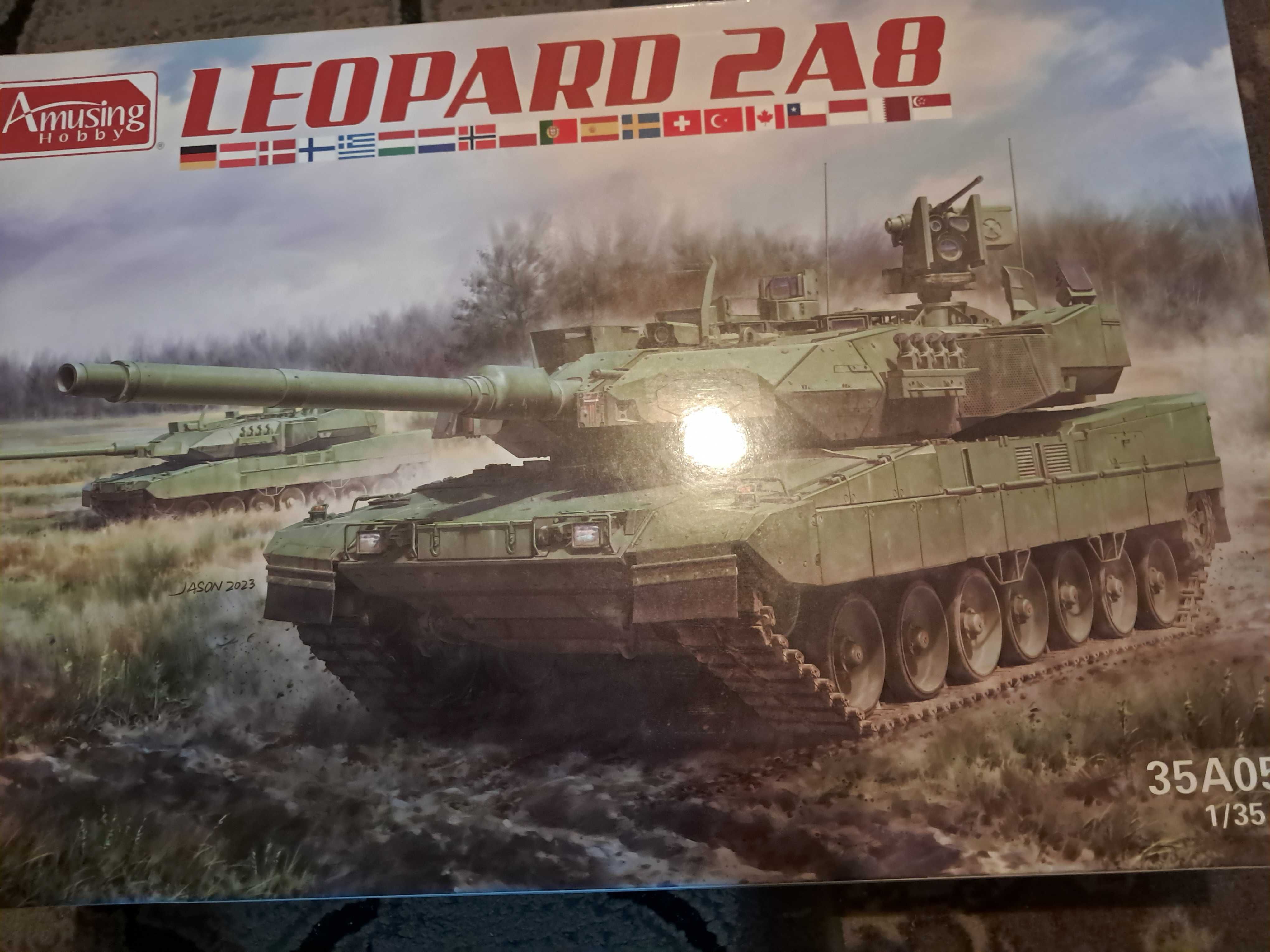 Leopard 2a8 skala 1/35.