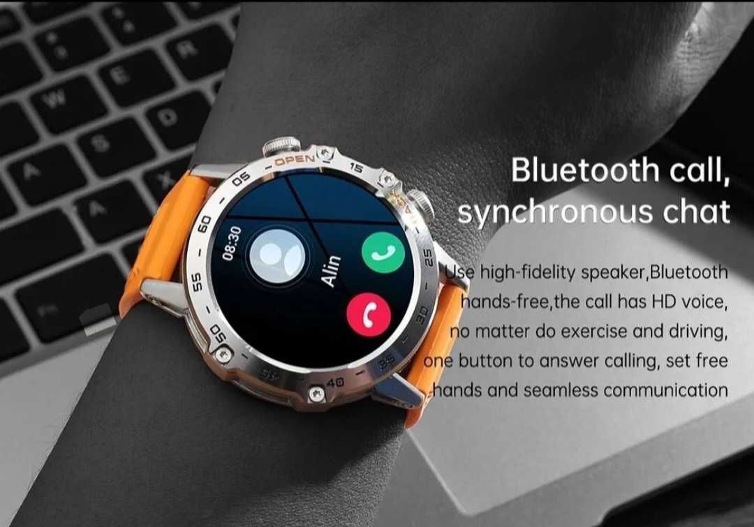 Smartwatch zegarek męski 400MAH Menu PL