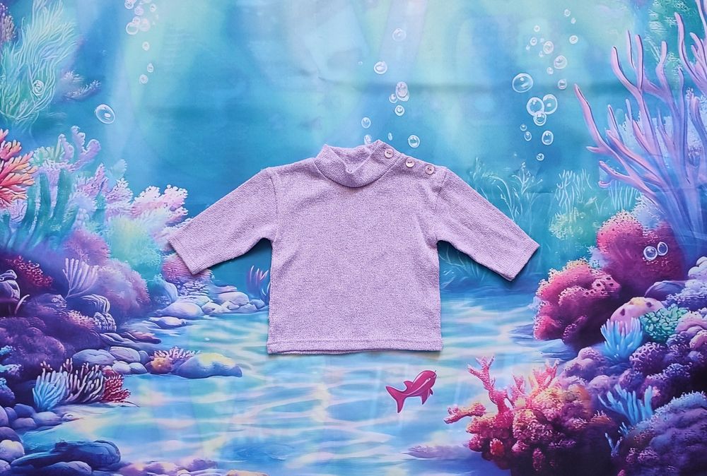 Candy Floss Sweterek ze srebrną nitką r.62