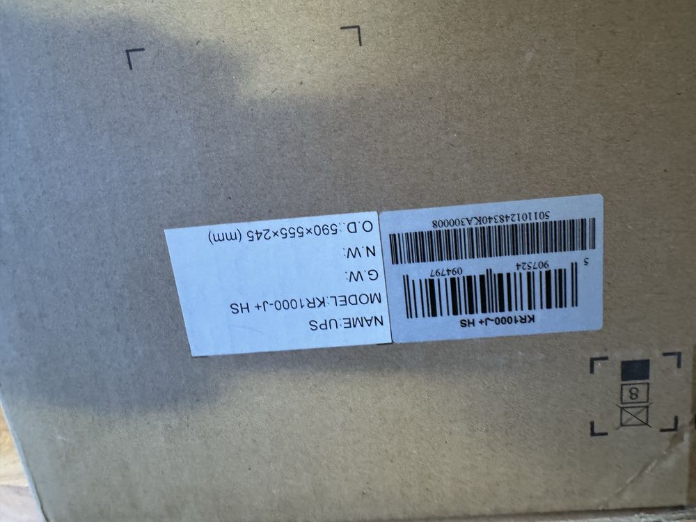 Ups rack 19 kr 1000 j plus hs pionowy