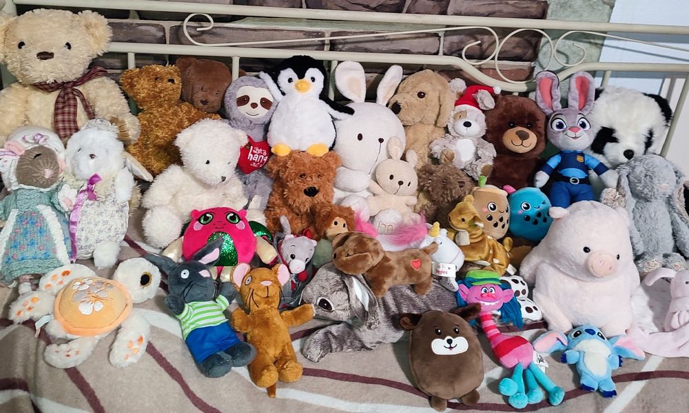 М'які колекційні іграшки Trudi, Jellycat, IKEA, mappet,