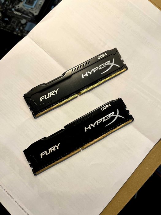 RAM DDR4 HyperX Fury 4GBx2 Kit Kingston