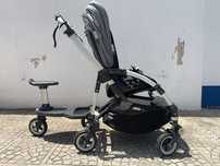 Carrinho bugaboo bee + patim + adaptadores maxicosi