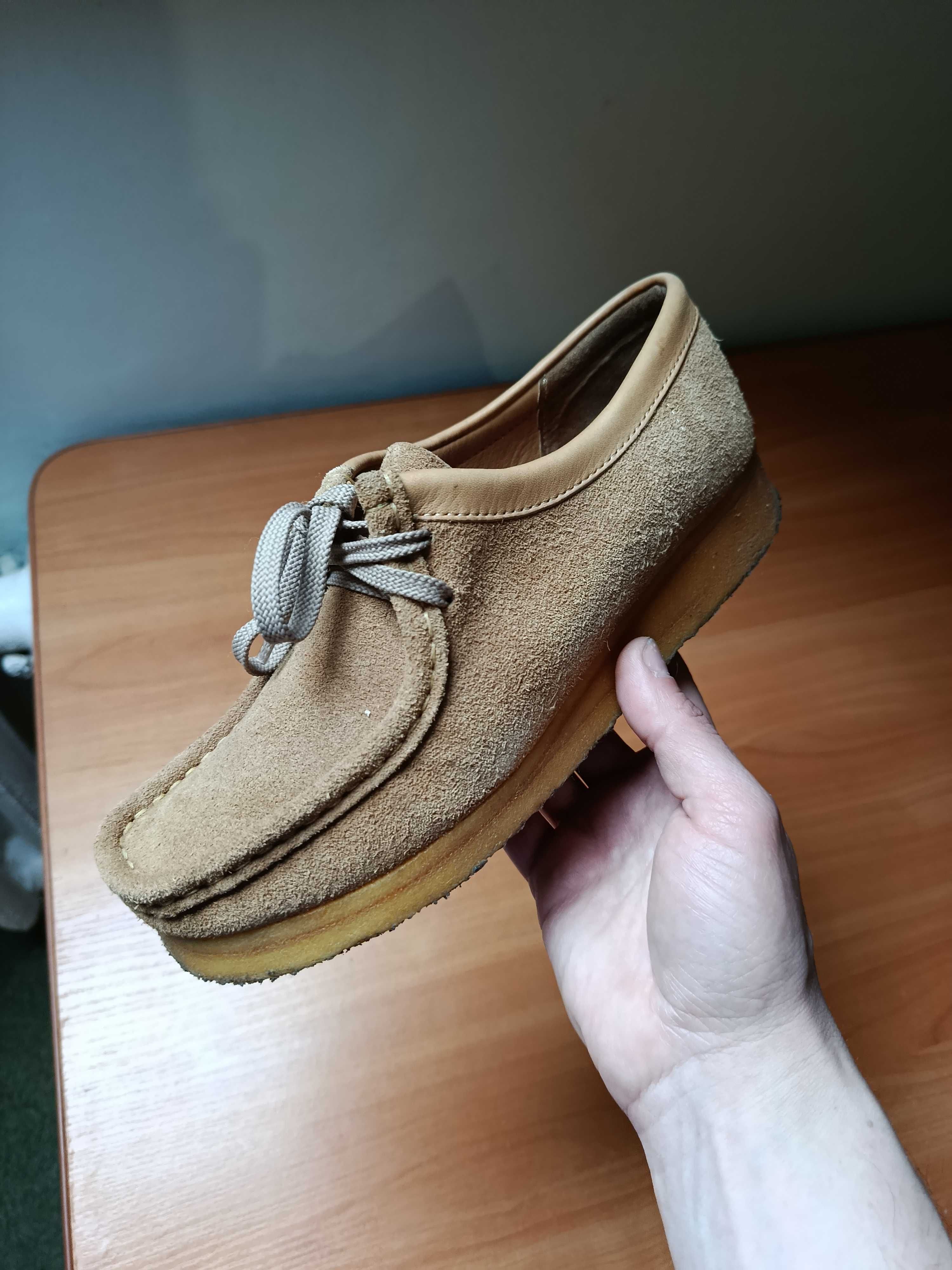 Clarks Wallabee Wallabees Ботинки Кларкс Замша Оригінал 38,5 39
