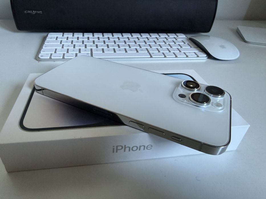 iPhone 14 Pro Max 128gb Silver Bateria 100%