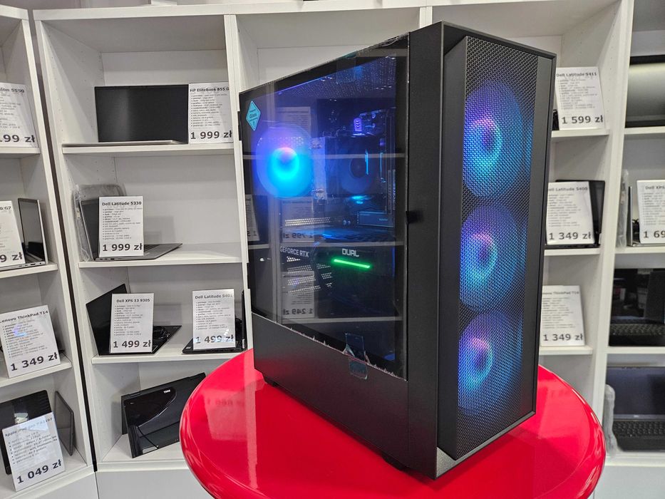 OD RĘKI Nowy Komputer Gamingowy Ryzen 7 16GB 1TB RTX 5060 W11 Faktura