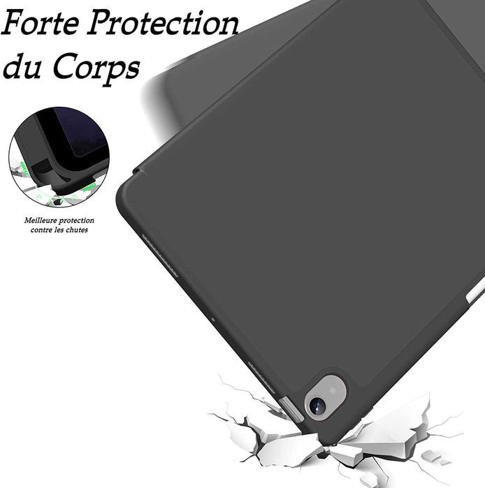 ZOYU Etui iPad Air 5 / iPad Air 4 10,9  stojak Pencil smart czarne