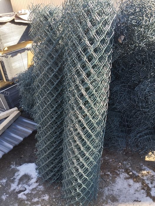 Siatka ogrodzeniowa powlekana zielona