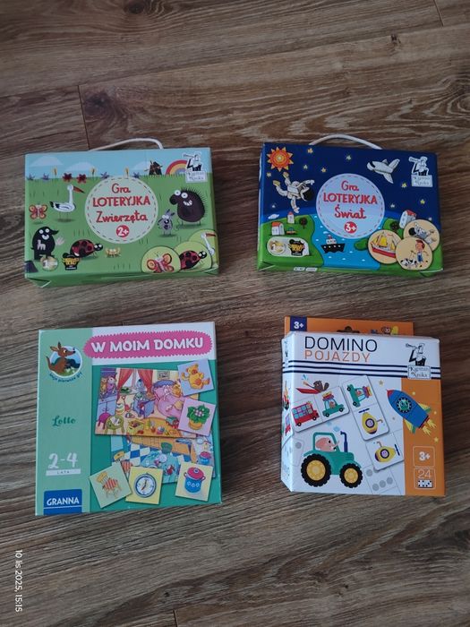 Gry dla maluchów: Loteryjka, Domino, Granna lotto