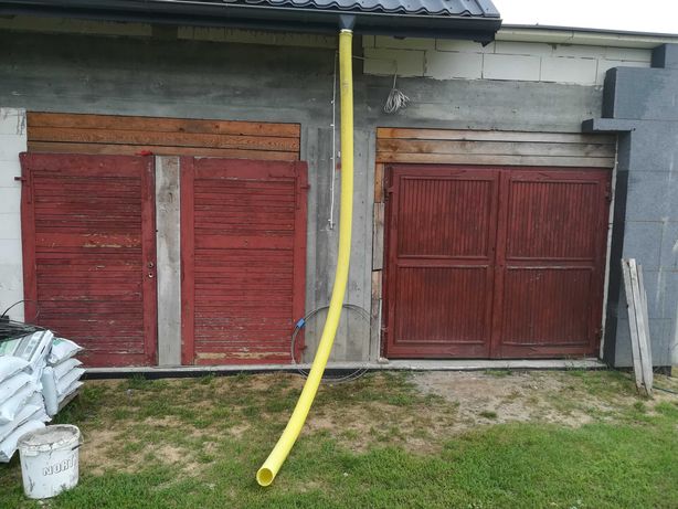 Brama garażowa drewniana