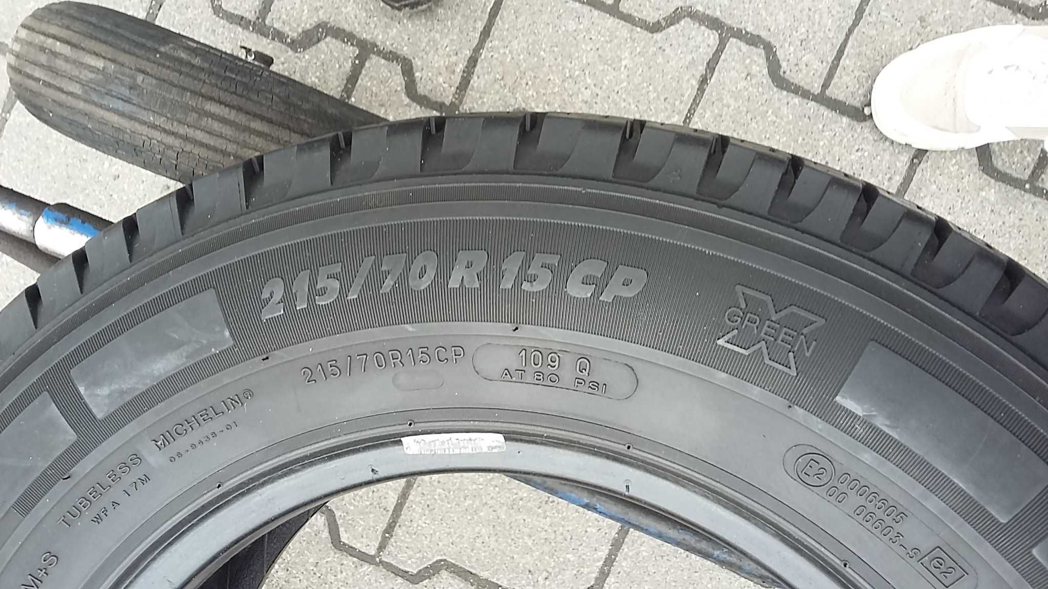 opony 215/70R15CP Michelin Agilis Camping opona stan bdb