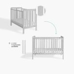 Lozeczko star cot 120x60 woodies + materac