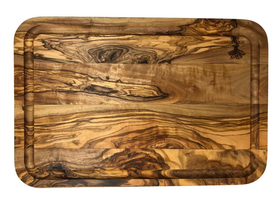 SOL80 Rustykalna Drewniana Deska Do Krojenia Z Drewna Oliwnego 33x22