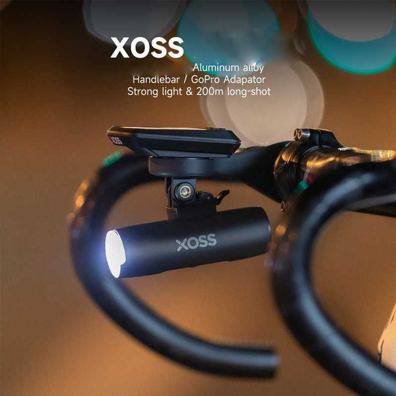 Велофара фара для велосипеда XOSS XL800 800 люмен кріплення болт GoPro