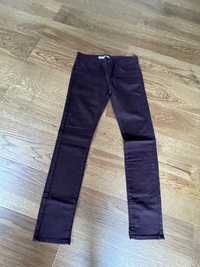 Topshop Model Baxter jeans w kolorze bordo W28 L30