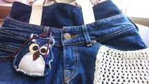 Unikatowa torba jeans Lee - ręczna robota pod indywidualne zamówienie