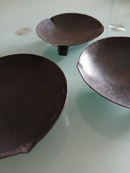 Suportes Rústicos para Velas em Ferro Forjado