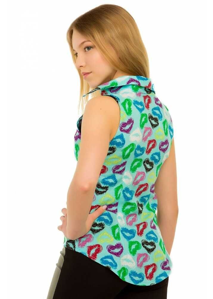 Літня блузка для дівчинки губки, 146-152р. ташкан
