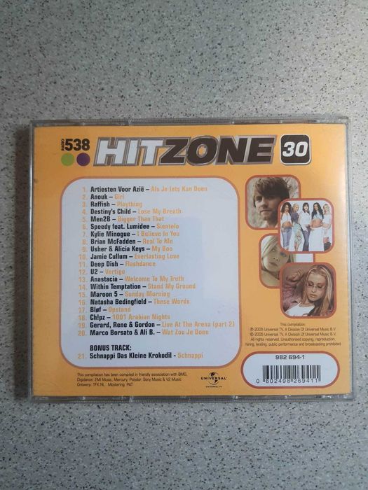 CD Hit Zone 30 DVD 2005 rok