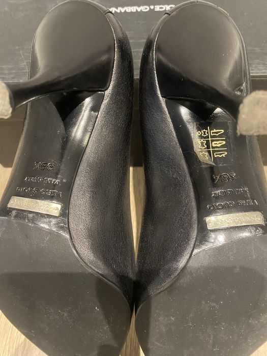 D&G шкіряні жіночі туфлі,р.38,5