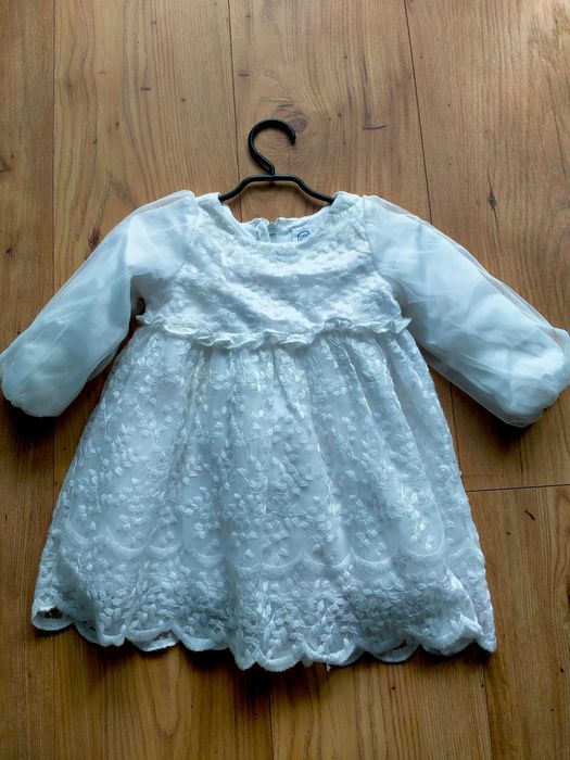 Komplet do chrztu dla dziewczynki 74