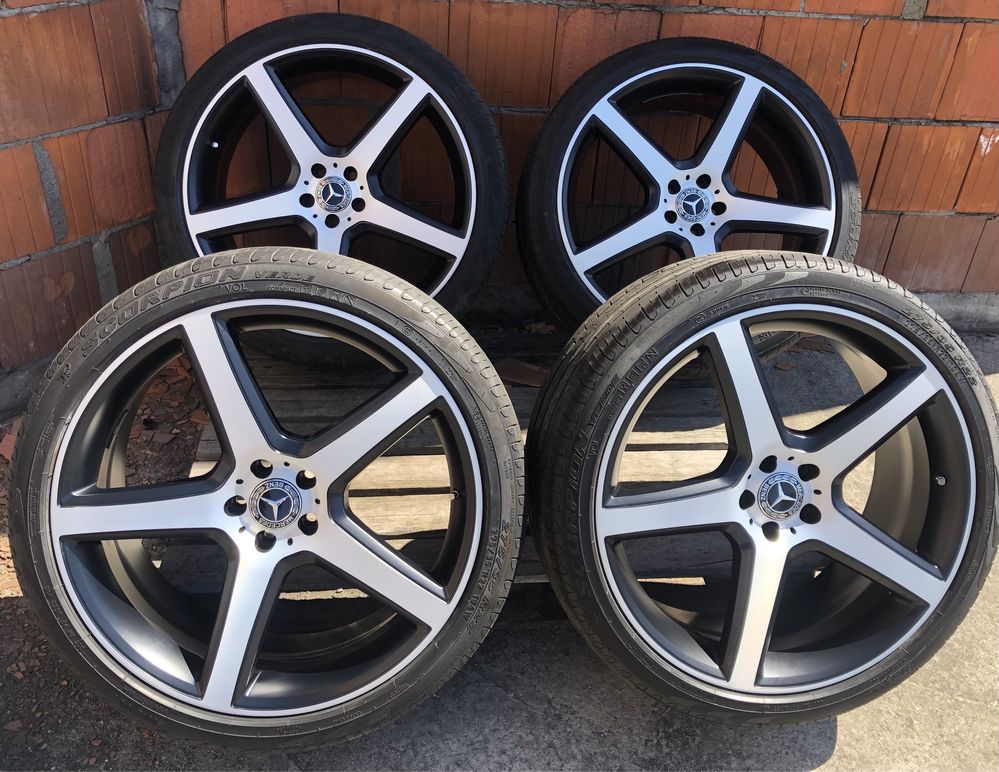 + koła, felgi z oponami 22 cale do Mercedes ML GLC GLE GLK 5x112 Radom