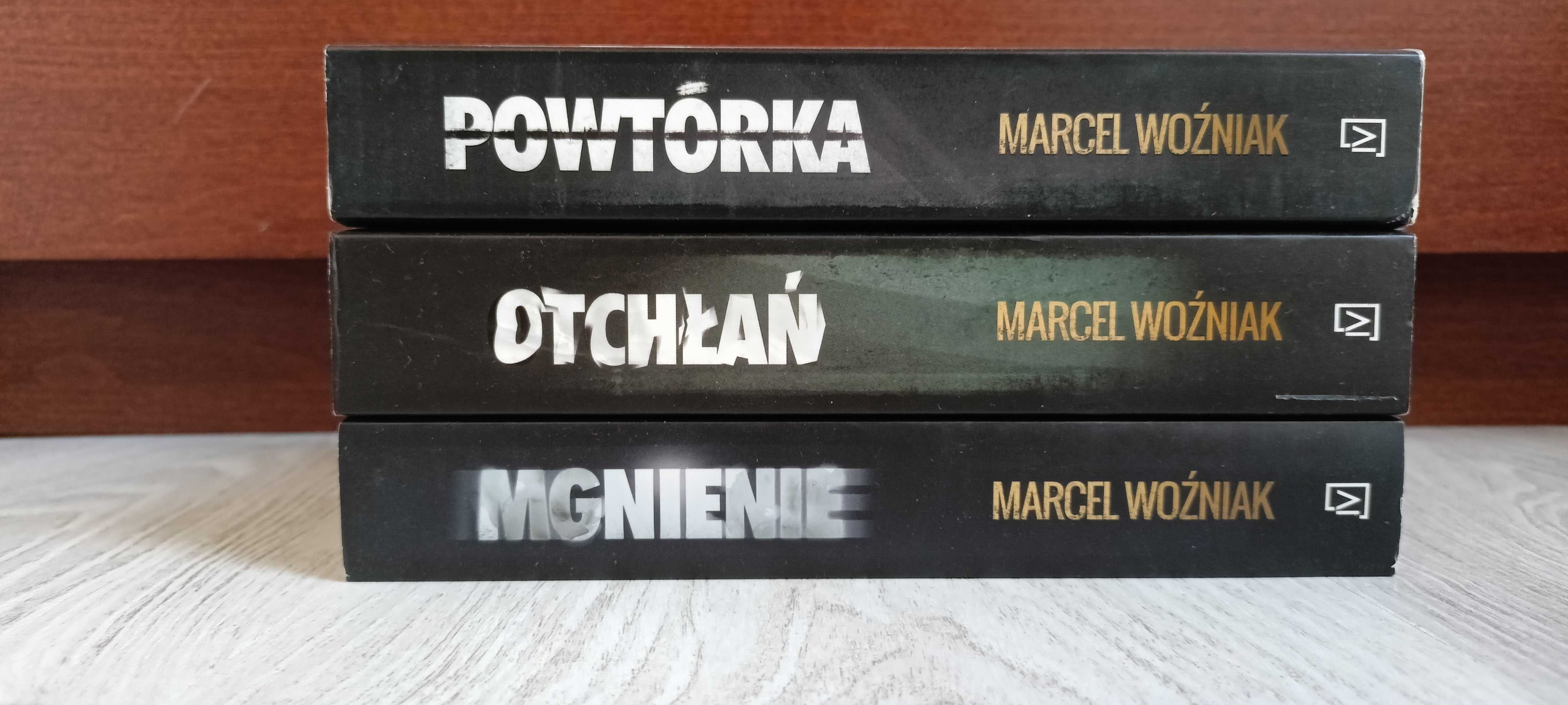 3x Marcel Woźniak Mgnienie + Otchłań + Powtórka    BDB