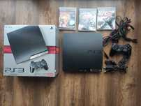 PS3 Slim 250GB + gry