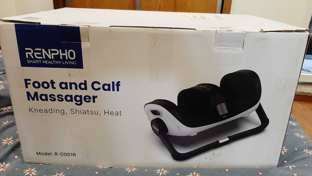 Massageador de pés e gêmeos