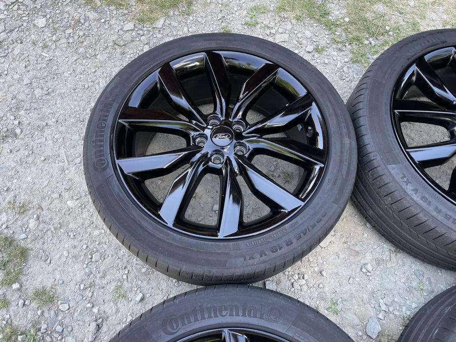 Koła 19” Ford 5x108 Kuga Escape Mondeo Edge CZARNE JAK NOWE OEM z TPMS