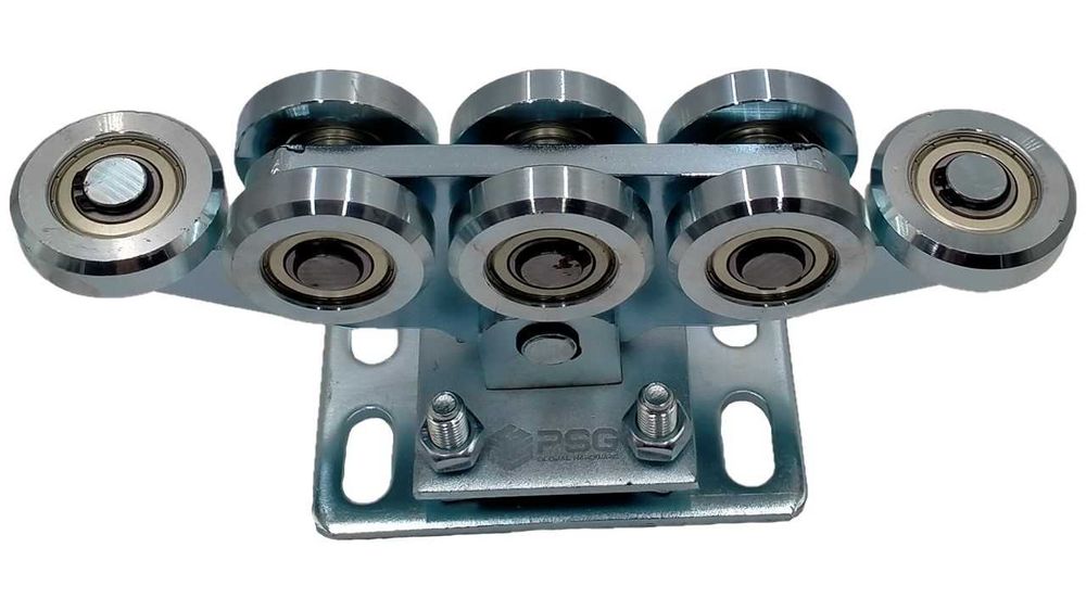 wózek jezdny wózki rolki do bramy przesuwnej 8 rolek do szyny 80