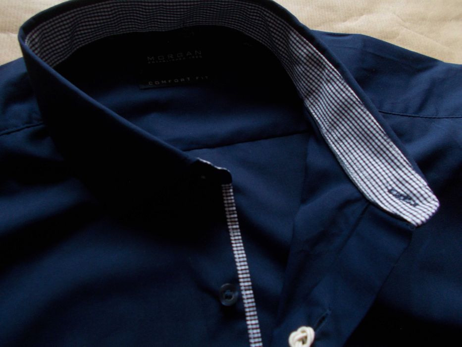 -2XL- MORGAN Premium, Nowa Koszula Męska 2XL /44 cm/ Szwajcaria