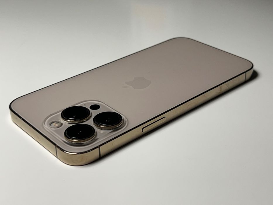 iPhone 13 PRO/ GOLD/ 128GB/ IDEALNY/ Bateria 100%