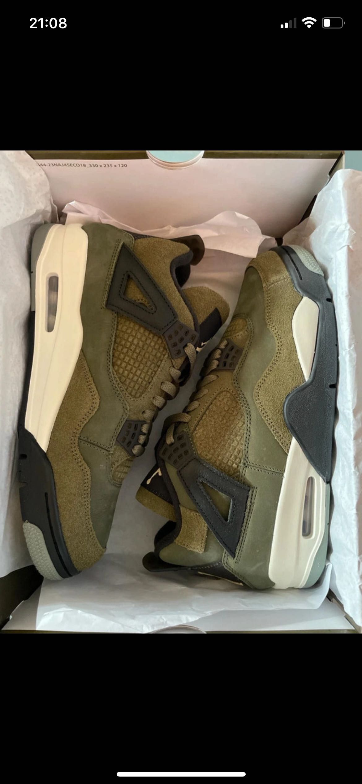 Jordan 4 Craft Olive